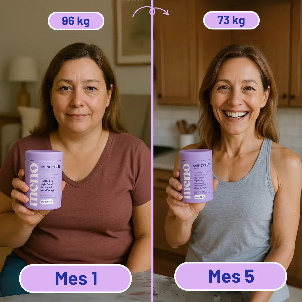 Meno: Cápsulas que Apoyan tu Metabolismo y Controlan los Antojos en Menopausia