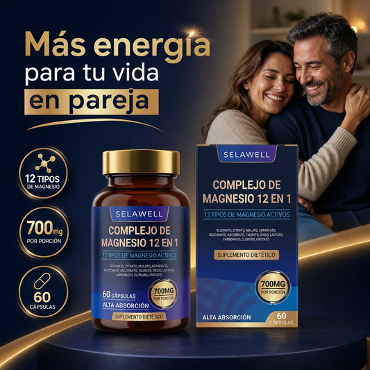 SelaWell Magnesio 12 en 1 🔥 Energía y Vitalidad para tu Vida en Pareja
