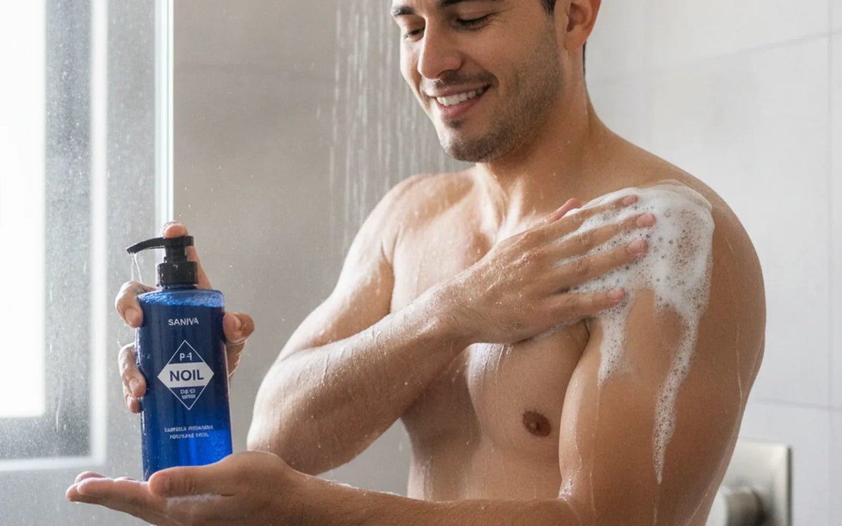 SANIVA Gel de Baño 3 en 1 🧴 Piel Más Limpia y Fresca