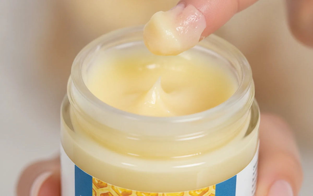 GlacierGlow Bálsamo Natural 🍯 Para Piel con Eczema y Psoriasis