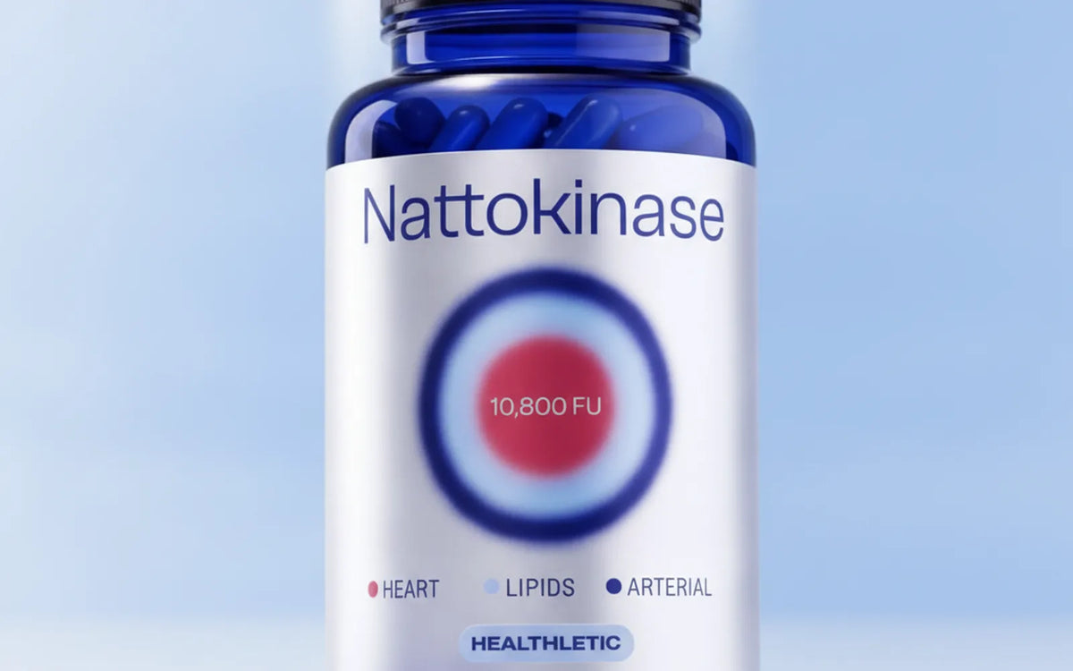 Nattokinasa Healthletic 10,800 FU 🫀 Apoyo Natural a tu Circulación