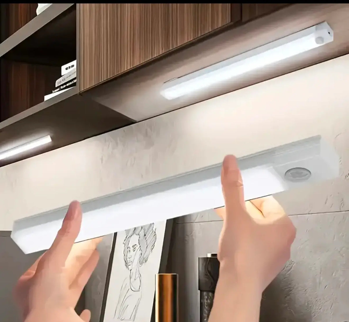 Barra Luz Led Recargable Con Sensor