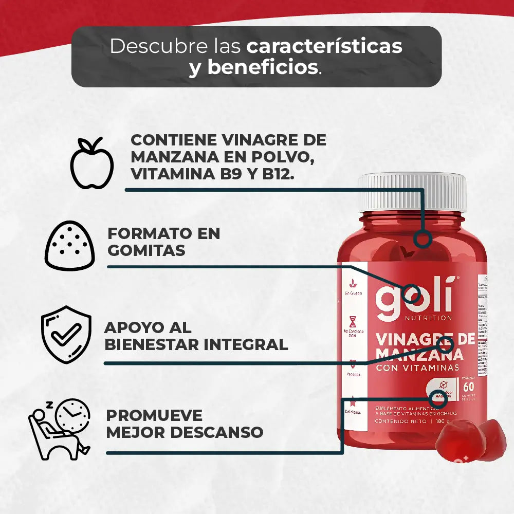 Gomitas de Vinagre de Manzana — Activa tu Digestión y Energía