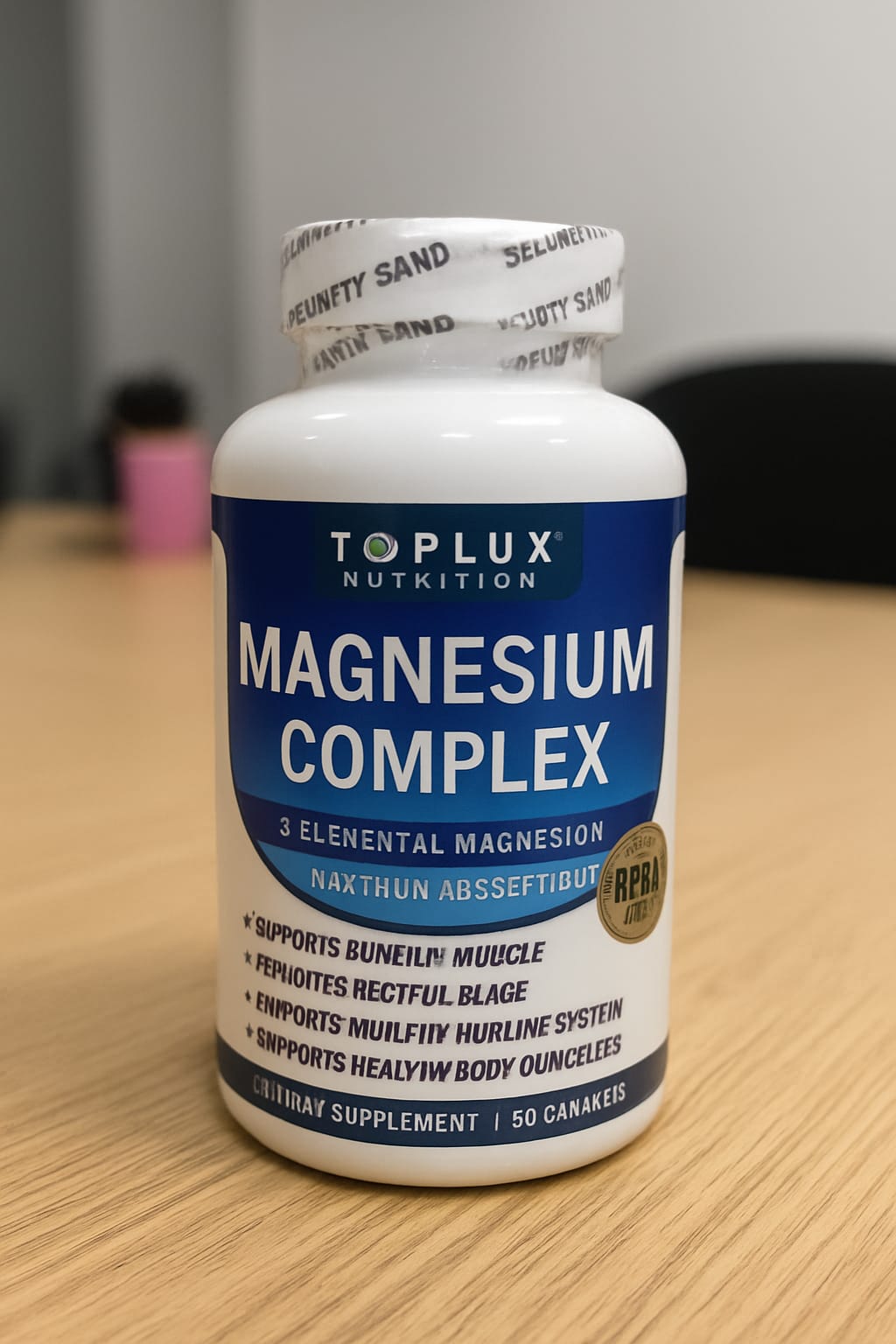 8-en-1 Magnesium Complex: Una cápsula para dormir profundo -(90 Capsulas x frasco)