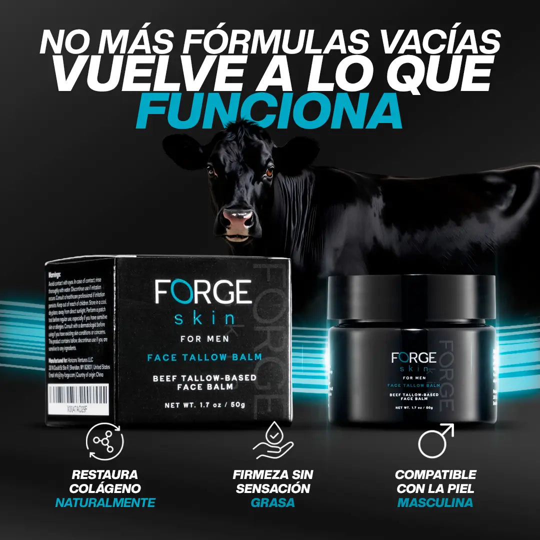 Forge Skin: Proyecta tu mejor versión y elimina el rastro del cansancio en tu rostro.