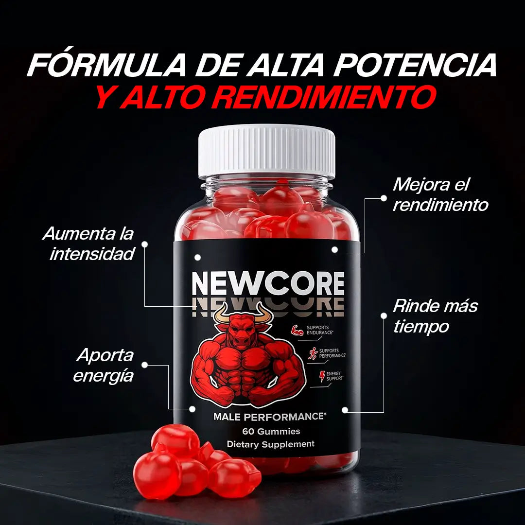 Gomitas Newcore: Despierta el Alfa que llevas dentro y domina tu día.