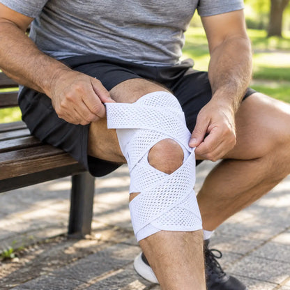 Rodillera Meniscal con Doble Estabilizador y Diseño Antideslizante