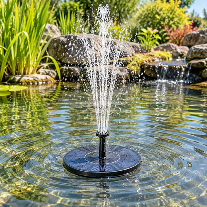 Fuente Solar Flotante para Estanque, Jardín o Piscina de Mascotas
