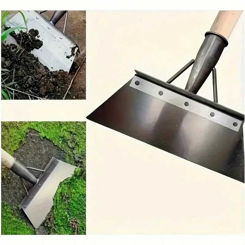 SteelEdge™ – La pala de acero inoxidable que no se oxida ni se dobla, para jardín y limpieza exterior.