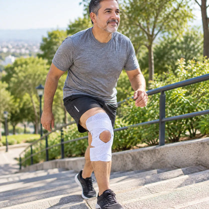 Rodillera Meniscal con Doble Estabilizador y Diseño Antideslizante