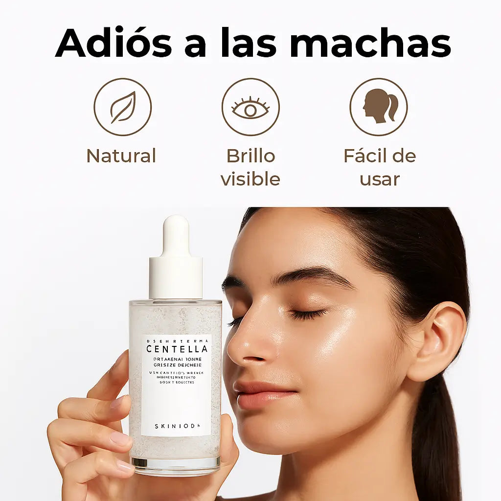 Despídete de las manchas con Centella: piel luminosa, uniforme y calmada