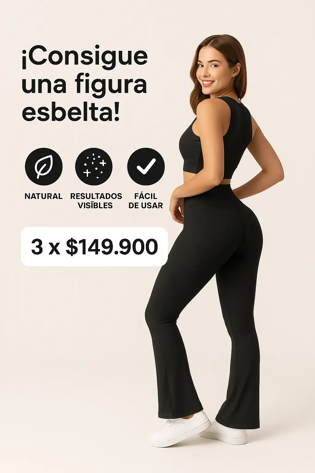 LEGGINS PREMIUM PUSH UP BOTA CAMPANA