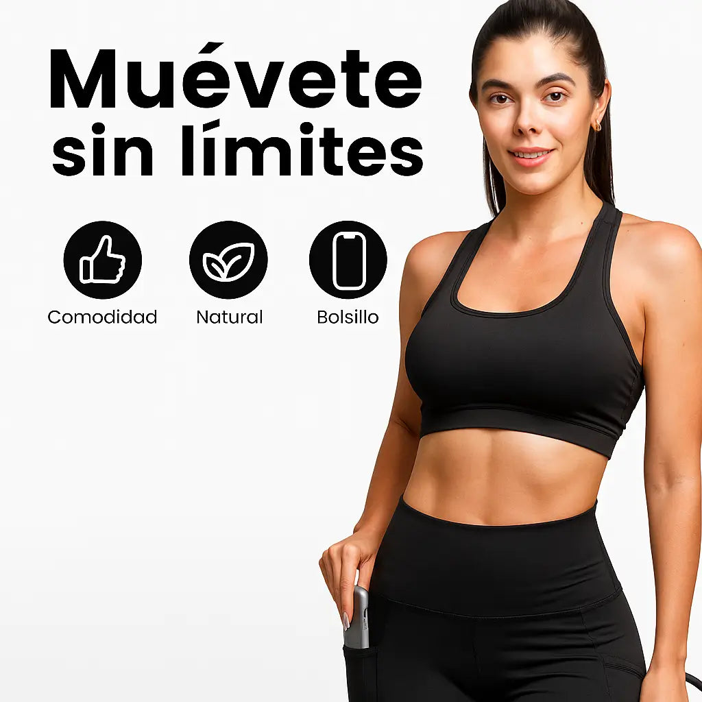CONJUNTO LEGGINGS + TOP NEGRO