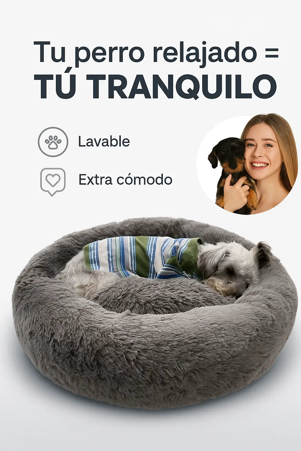 Cama Antiestrés Furbeds-Dale a tu peludo el descanso deluxe que se merece