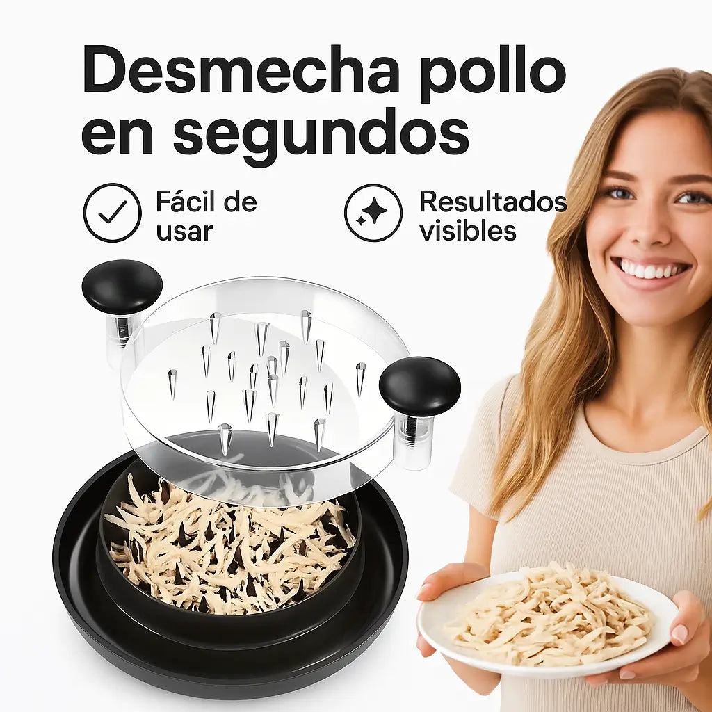 Máquina Desmenuzador de Pollo – Cocina Fácil, Rápida y Limpia