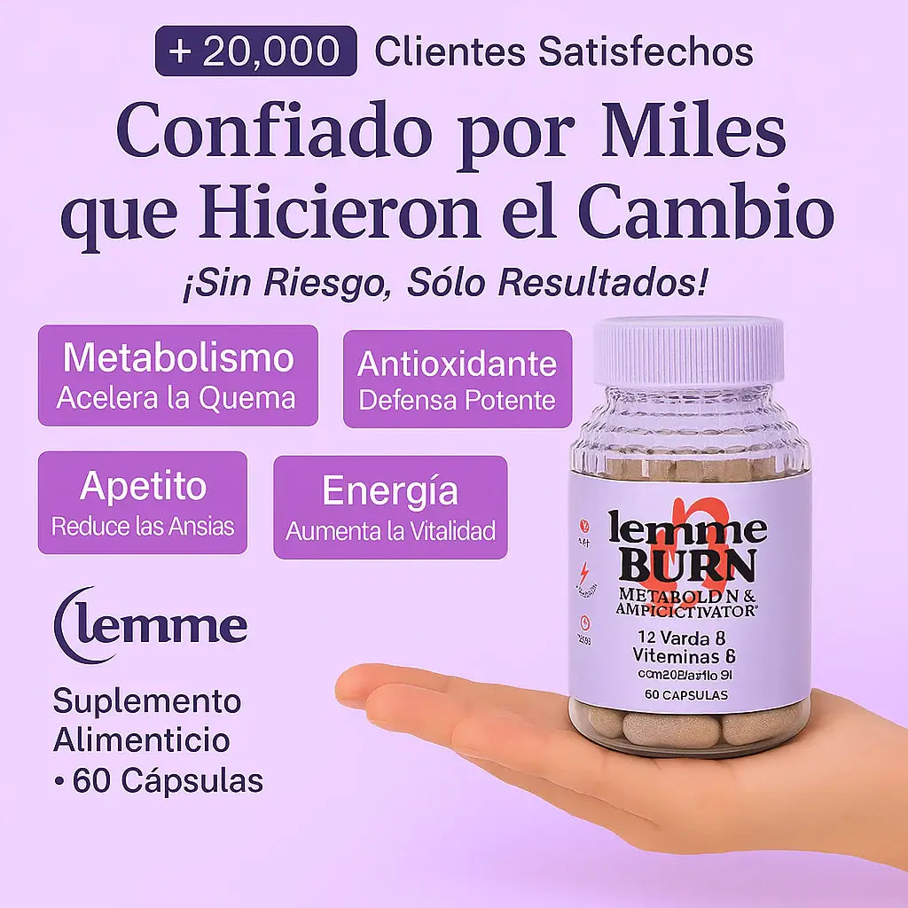 🔥 Lemme Burn — Energía activa y control de apetito para potenciar tu rutina diaria