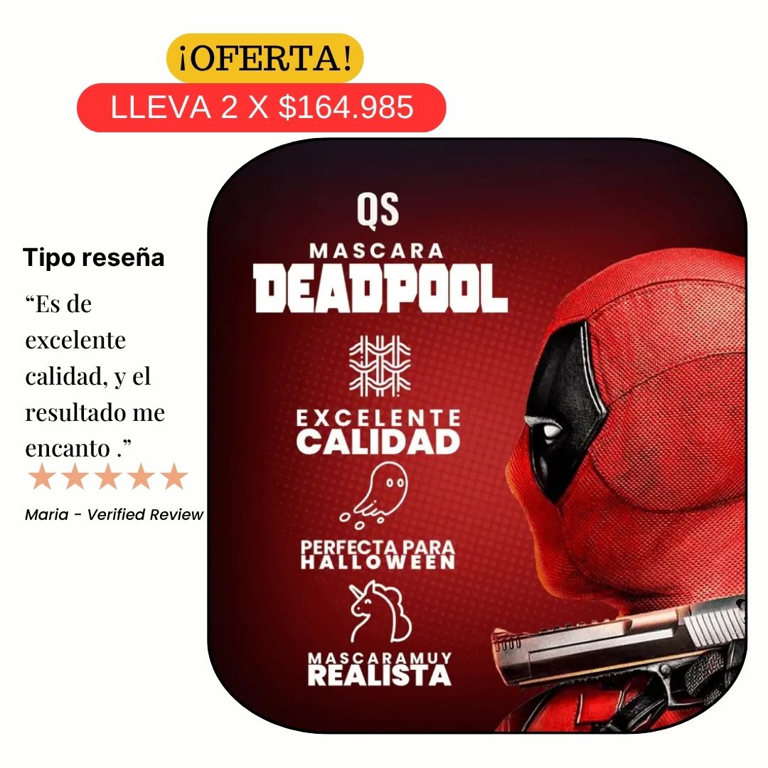 Mascara Deadpool