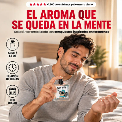 Cupido — Perfume para Hombre con Compuestos Inspirados en Feromonas 50ml
