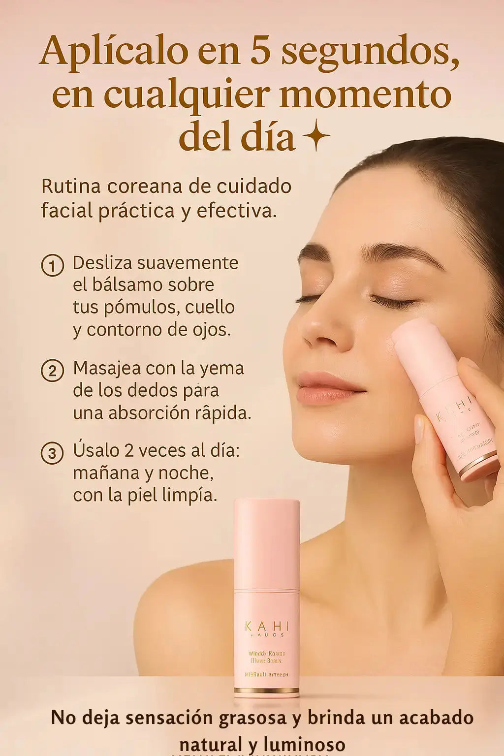 Kahi Seoul –Iluminador Anti-edad: piel más firme, luminosa y joven en semanas