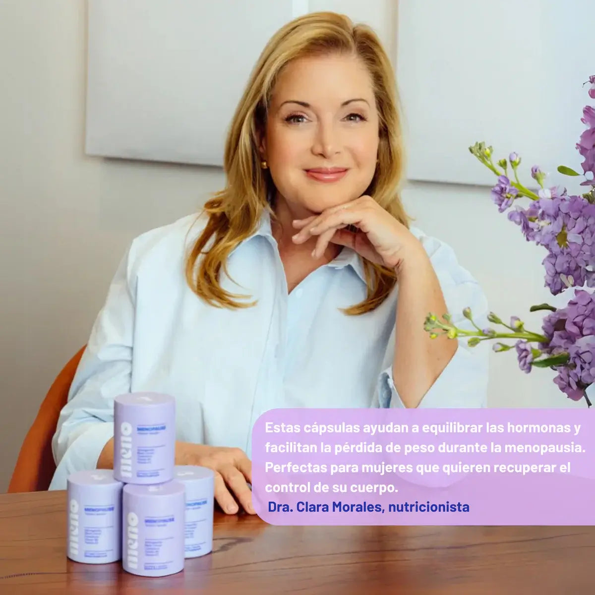 Meno: Cápsulas que Apoyan tu Metabolismo y Controlan los Antojos en Menopausia