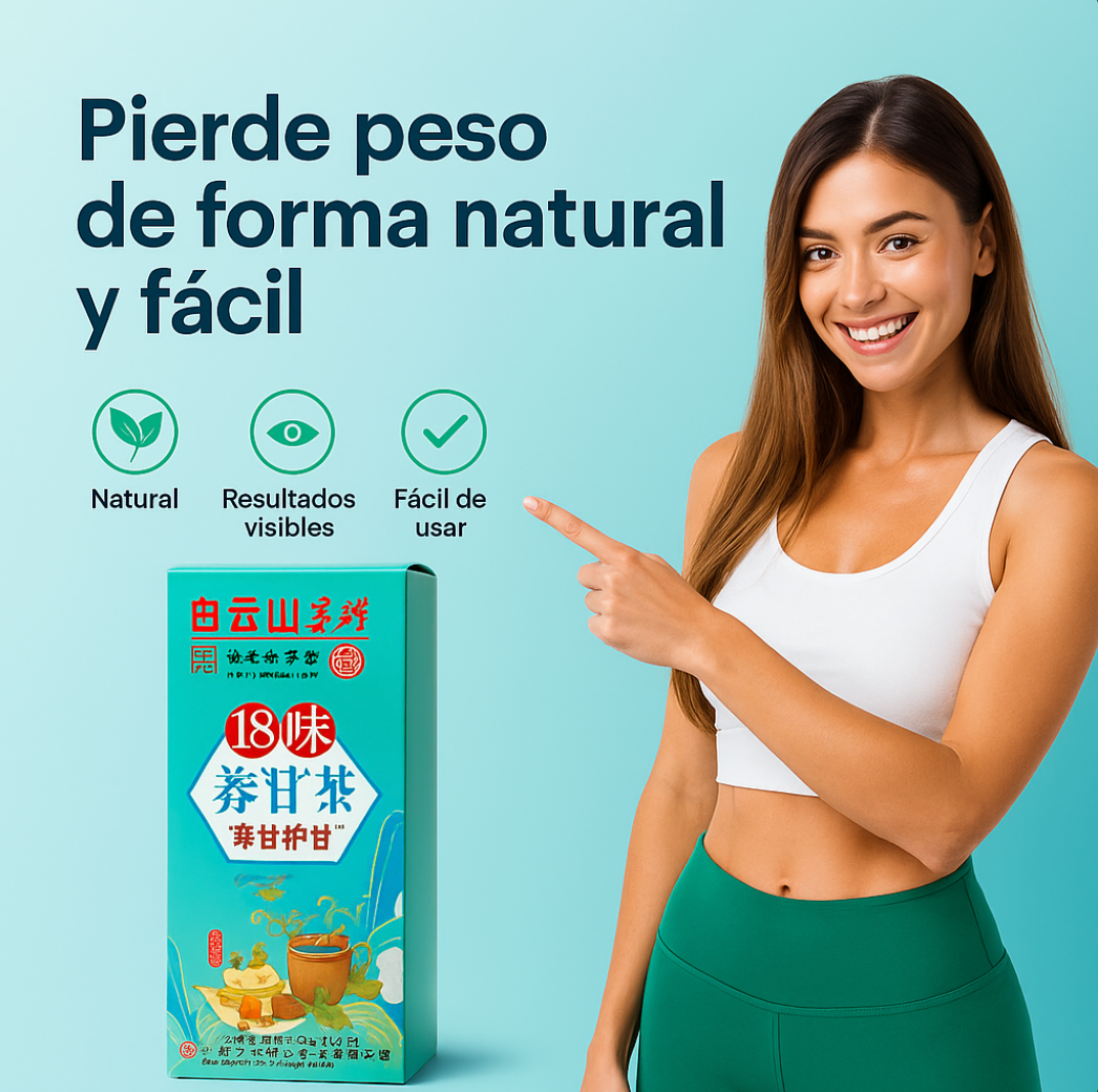 Té Chino “B1” – Quema grasa abdominal natural sin sudor y sin dietas locas
