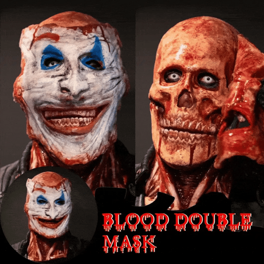 😈 Máscara Doble Cara Joker – ¡Conviértete en el alma y el susto de la fiesta!