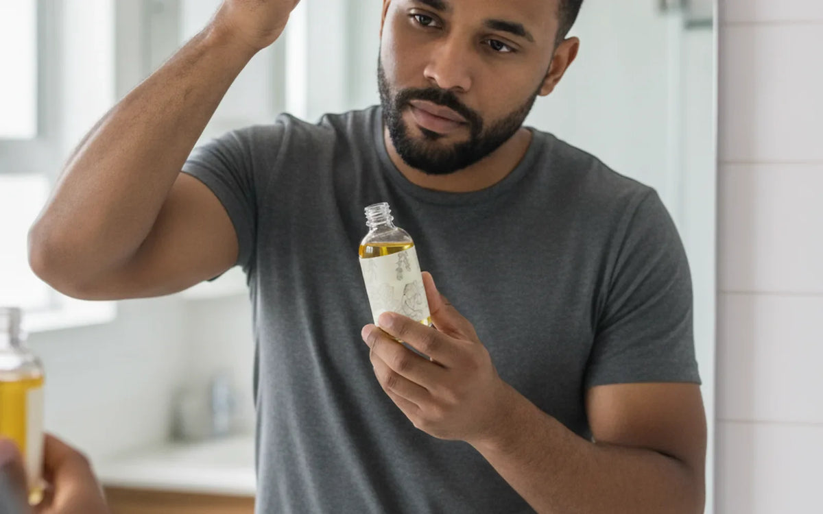 Aceite de Crecimiento Capilar para Hombres 🌿💪