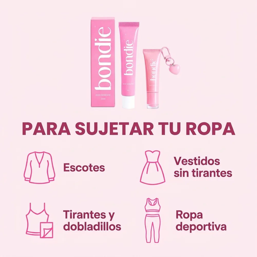 💖 Adhesivo Líquido para la Ropa y el Cuerpo — Mantén tu Escote en su Lugar · 20 ml