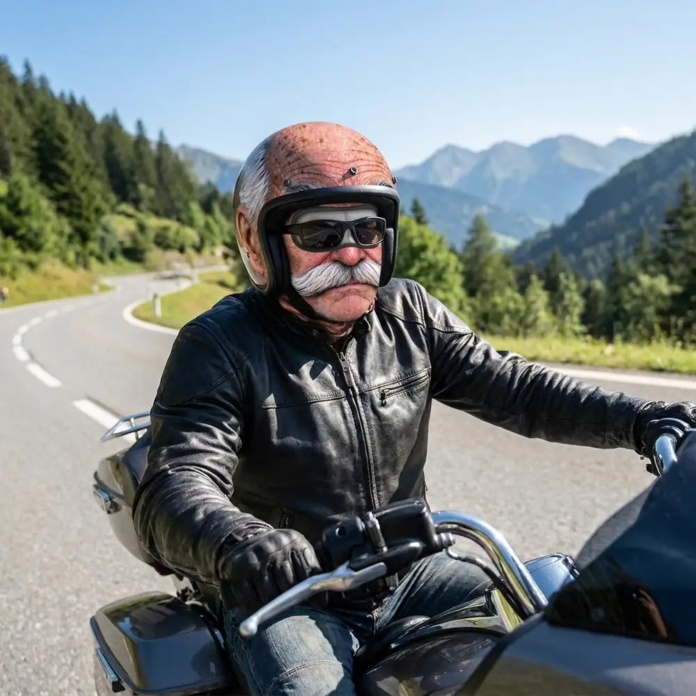 🏍️ Balaclava para Moteros — Cara 3D Divertida, Protege del Viento y del Sol · Talla Única