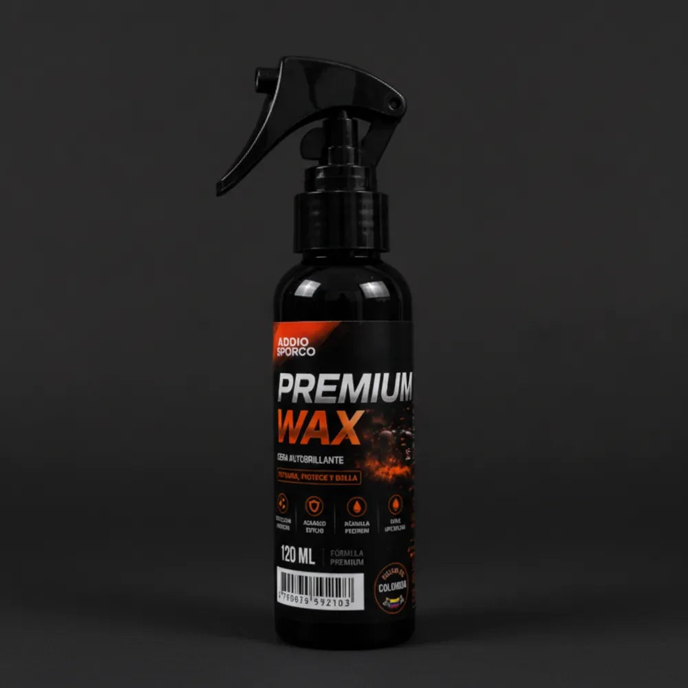 Cera Autobrillante en Spray para Carro — Protección UV y Brillo Espejo 120ml