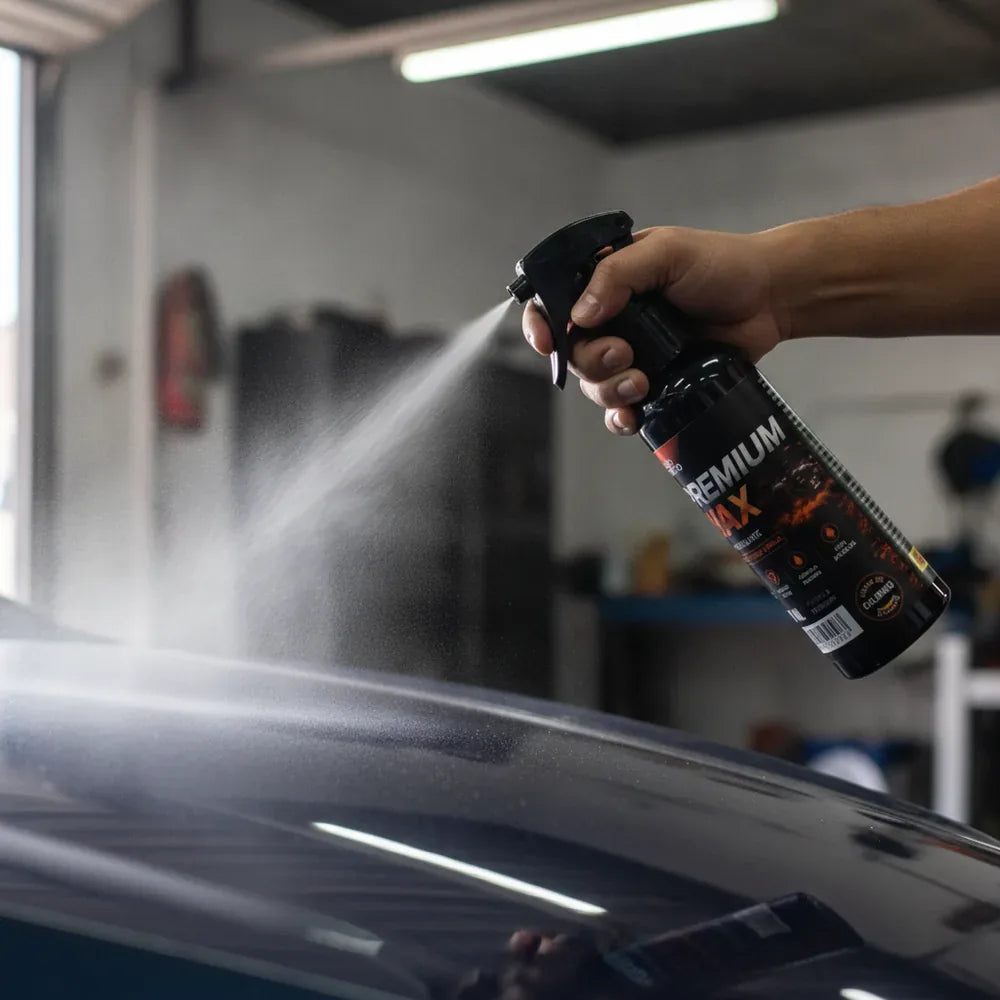 Cera Autobrillante en Spray para Carro — Protección UV y Brillo Espejo 120ml