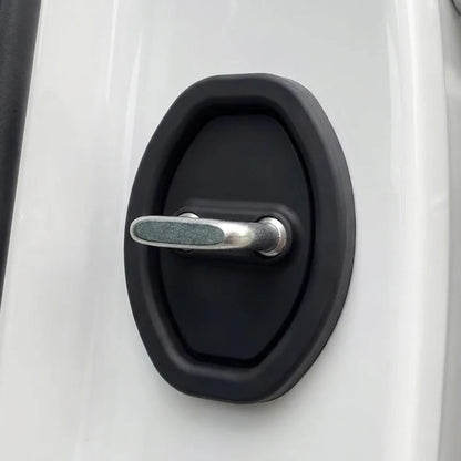 🚗 Pack x8 Cubiertas de Silicona para el Seguro de la Puerta del Carro — Silencian y Protegen