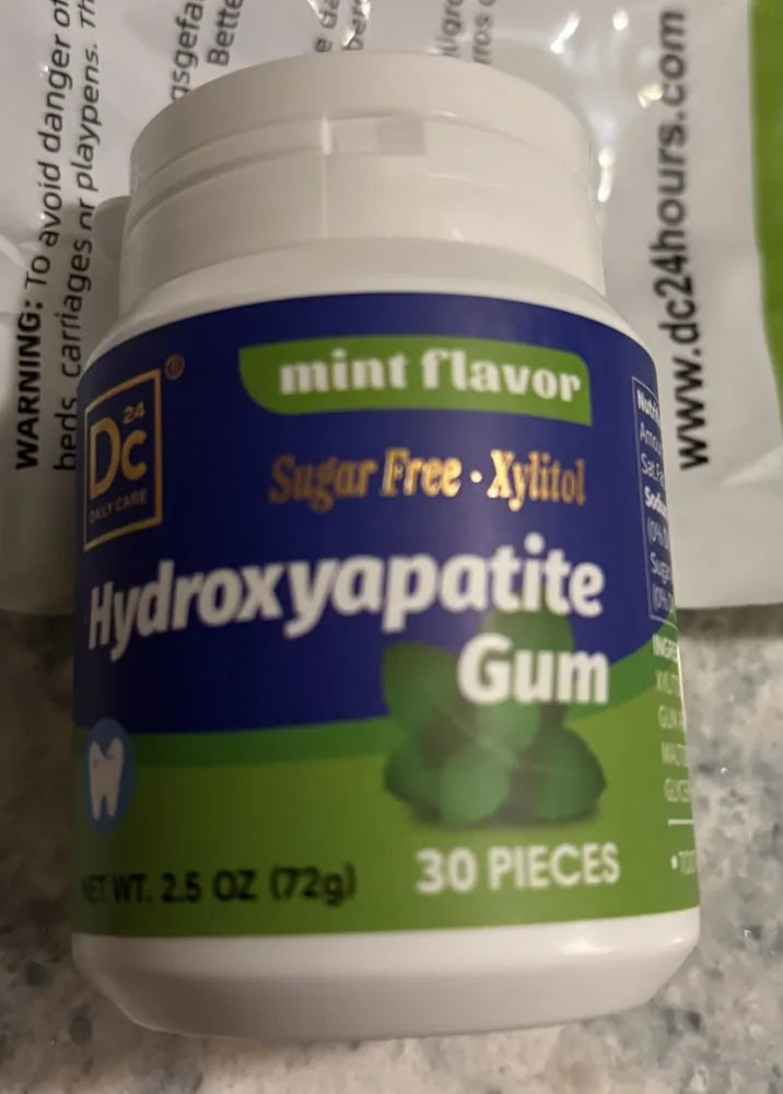 Chicle con Hidroxiapatita y Xilitol — 30 Unidades, Sin Azúcar
