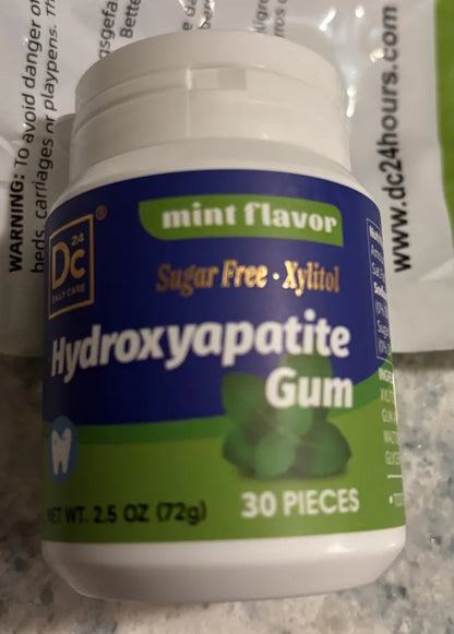 Chicle con Hidroxiapatita y Xilitol — 30 Unidades, Sin Azúcar