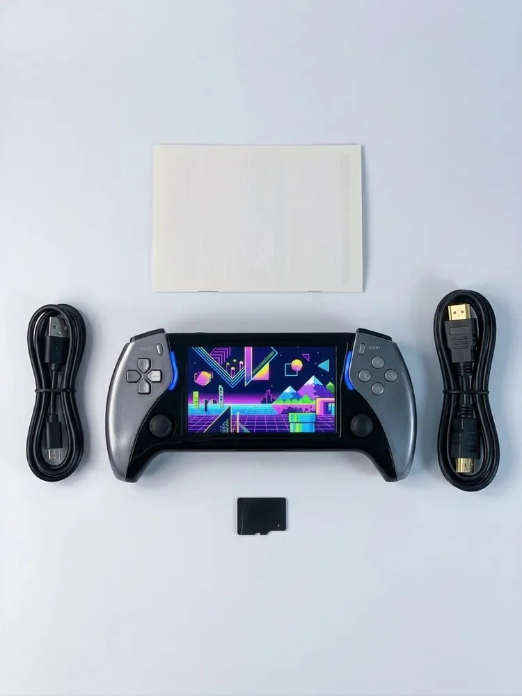 Consola Portátil Retro con Emuladores — Pantalla 4.3" y Salida HDMI