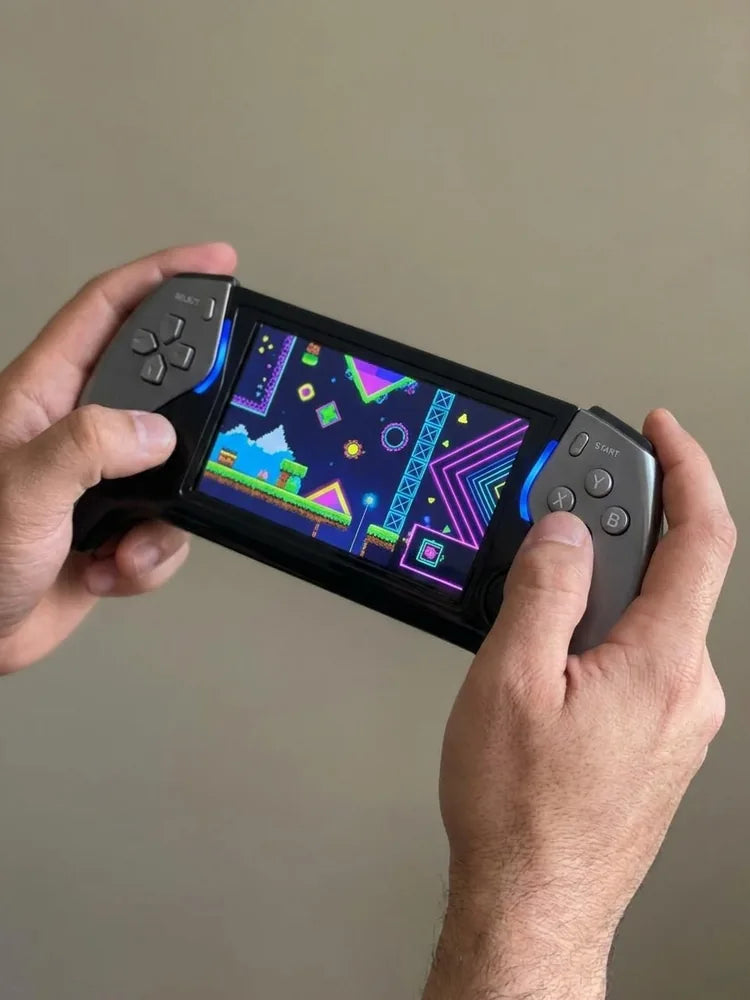 Consola Portátil Retro con Emuladores — Pantalla 4.3" y Salida HDMI