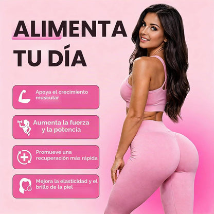 Creatina para Mujer con Colágeno — 30 Sobres Sabor Durazno