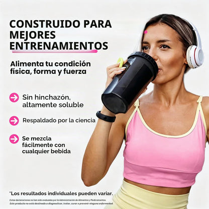 Creatina para Mujer con Colágeno — 30 Sobres Sabor Durazno