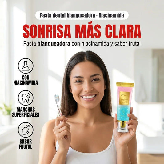 😁 Pasta Dental Blanqueadora con Niacinamida