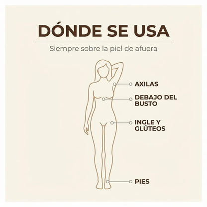 Desodorante de Cuerpo Entero sin Aluminio — Crema Invisible, 85 g