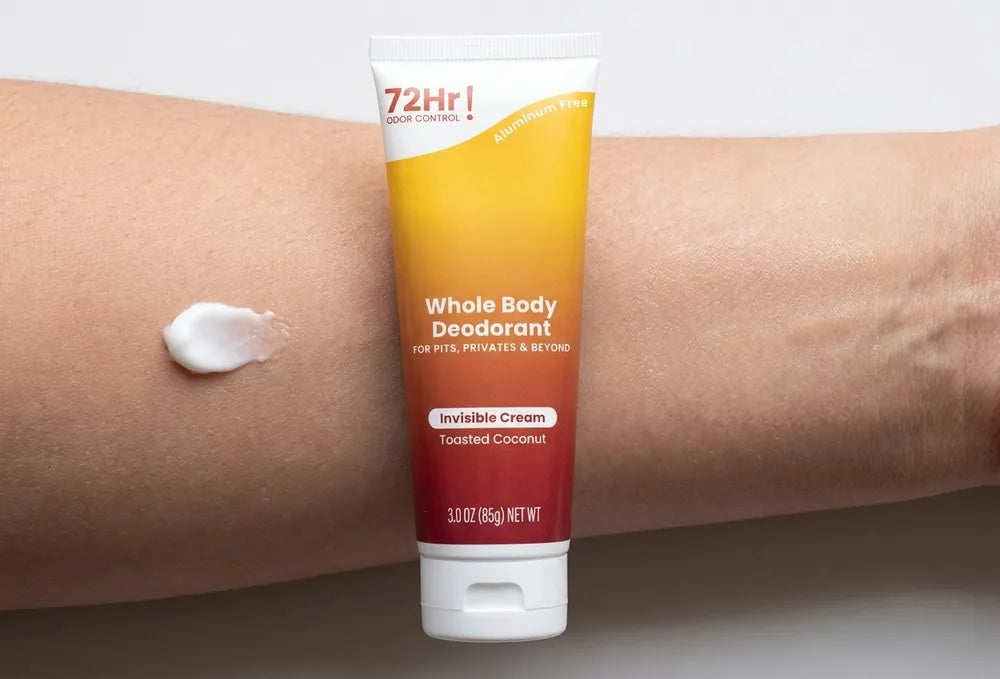 Desodorante de Cuerpo Entero sin Aluminio — Crema Invisible, 85 g
