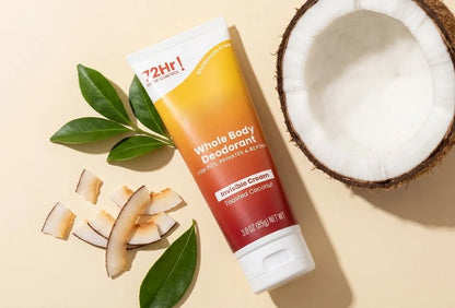 Desodorante de Cuerpo Entero sin Aluminio — Crema Invisible, 85 g