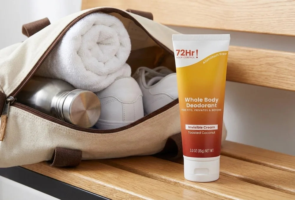 Desodorante de Cuerpo Entero sin Aluminio — Crema Invisible, 85 g