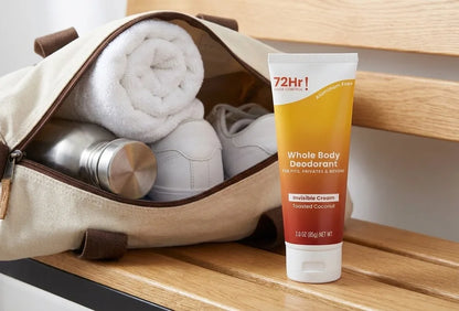 Desodorante de Cuerpo Entero sin Aluminio — Crema Invisible, 85 g