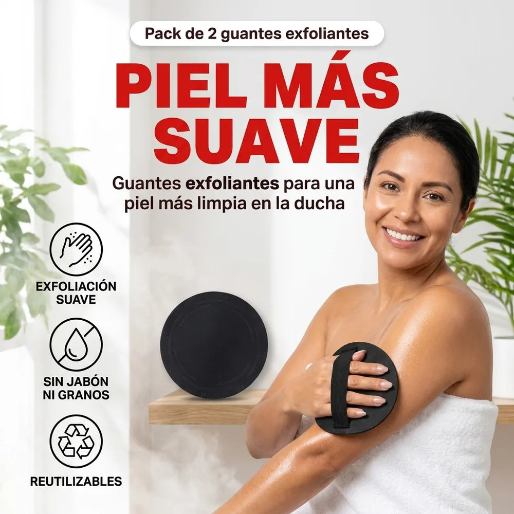 🧤 Guantes Exfoliantes de Cuerpo — Pack x2