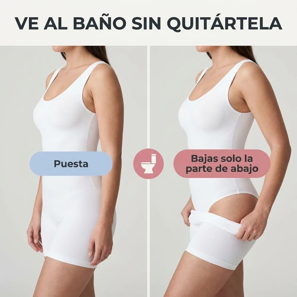 🚽 Faja Body KK Quita Fácil — Ve al Baño sin Quitártela, con Realce de Glúteos