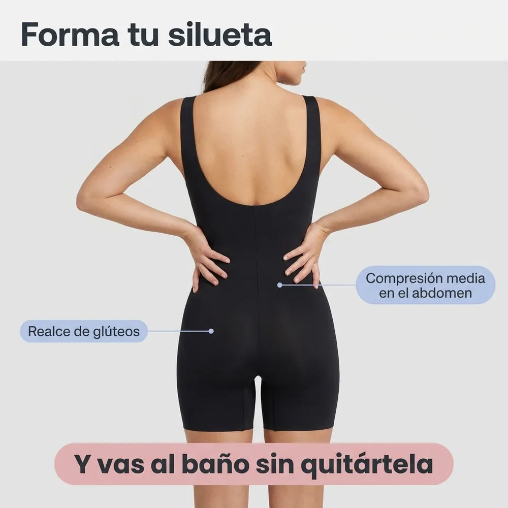 🚽 Faja Body KK Quita Fácil — Ve al Baño sin Quitártela, con Realce de Glúteos