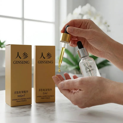 🌿 Sérum de Ginseng Día y Noche — Set de 2 (Hidratación y Cuidado de la Piel)