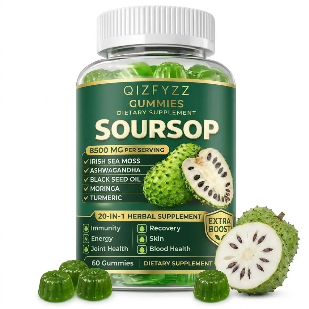 🍃 Gomitas de Guanábana 20 en 1 — Complejo Herbal (60 gomitas)