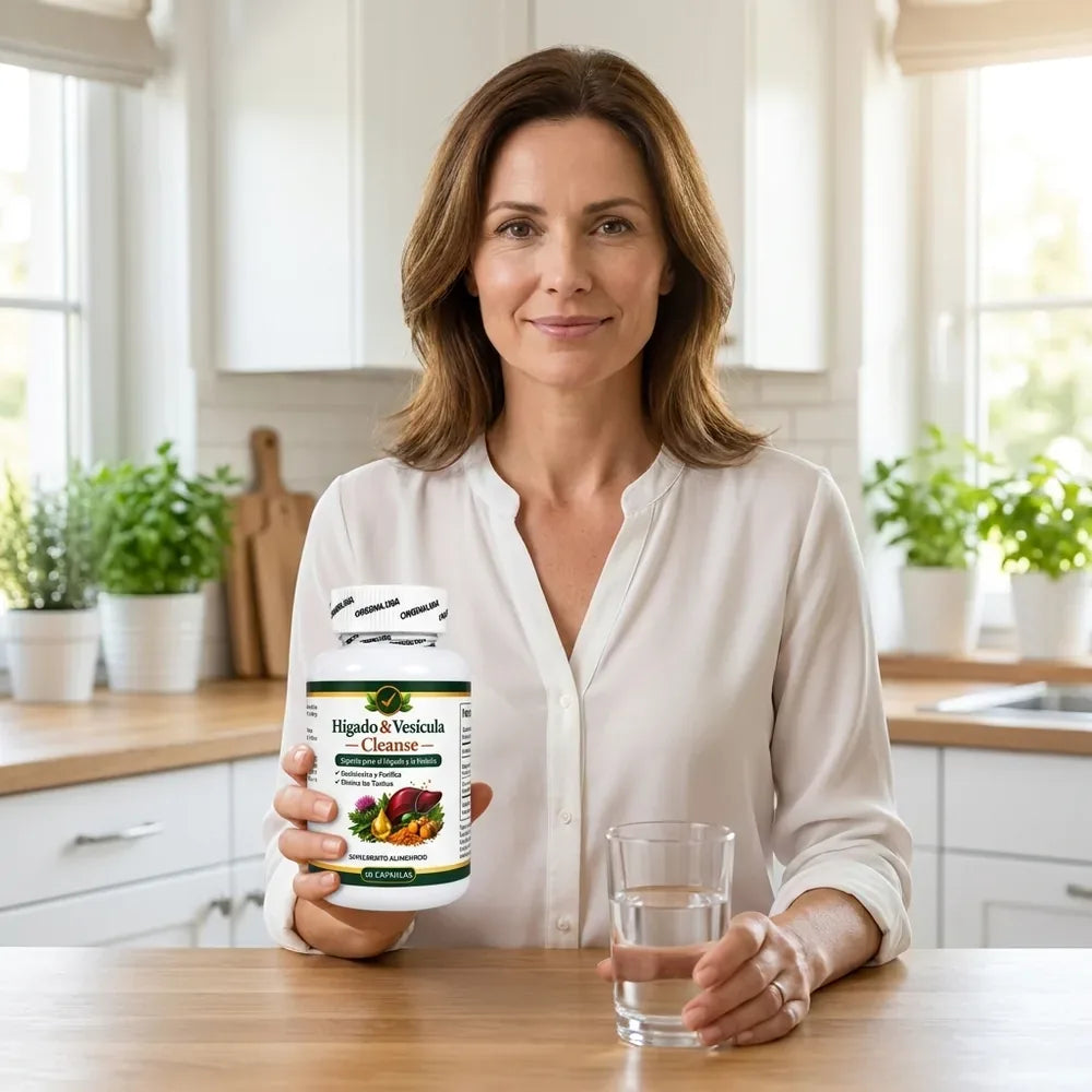 🌿 Hígado & Vesícula Cleanse — Suplemento de Soporte para tu Hígado · 60 Cápsulas